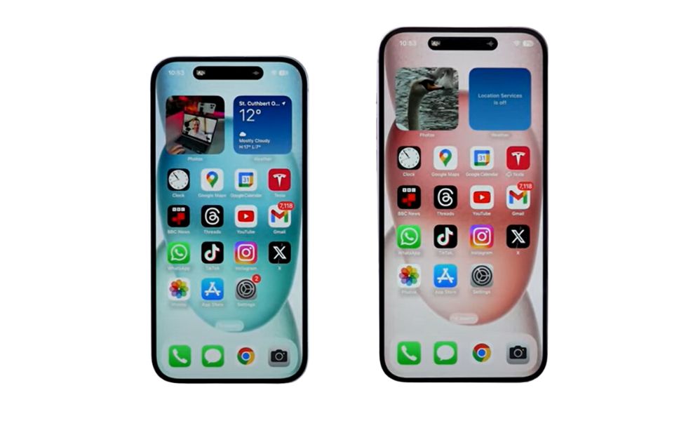 iPhone 15 vs 15 Plus Display