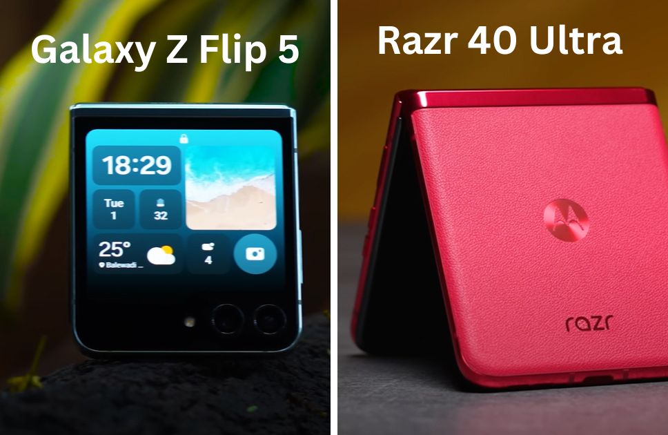 Motorola Razr 40 Ultra vs Galaxy Z Flip 5 Design & Build