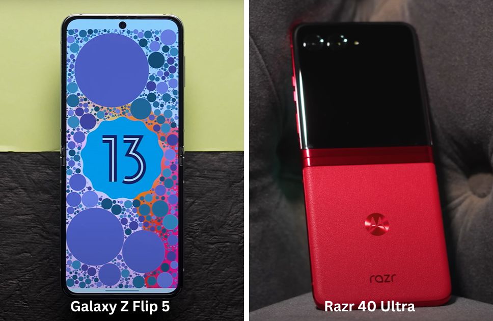 Motorola Razr 40 Ultra vs Galaxy Z Flip 5: UI & OS