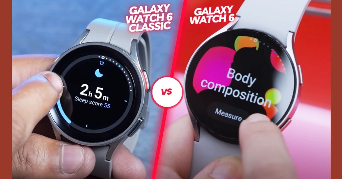 Galaxy Watch 6 Vs. Galaxy Watch 6 Classic: What's The Difference?