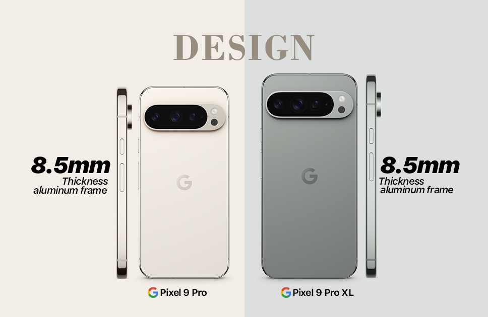 Pixel 9 Pro Vs Pixel 9 Pro XL Design & Build